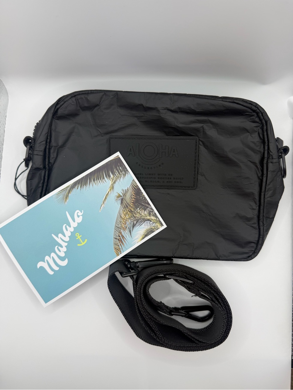 NWT ALOHA Collection Le Tour Black Crossbody